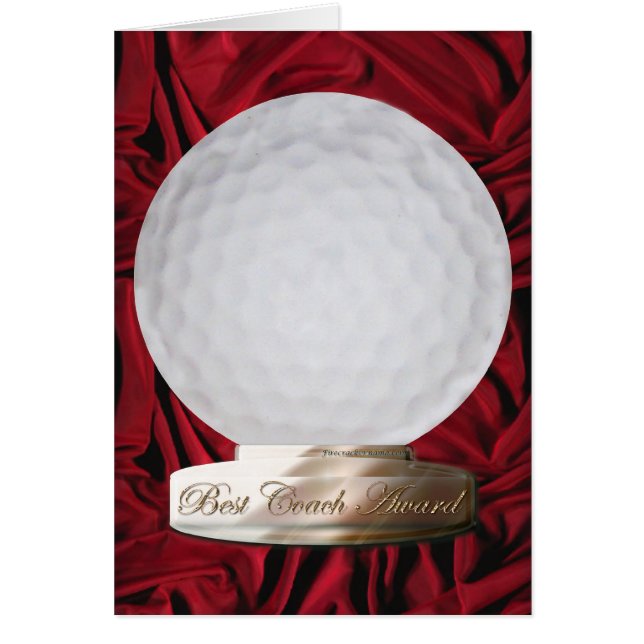 För lagledareutmärkelse för Golf bäst kort (Framsidan)