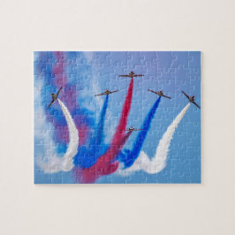 För lagluft för flygvapen Aerobatic bildande för Pussel