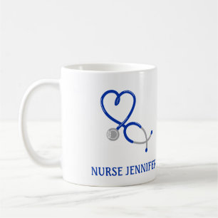 För Läkare och sjuksköterskor Personlig Stethos Kaffemugg