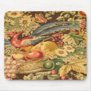 För landfågel för vintage fransk fjäril Mousepad Musmatta