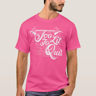 För lång tid för att avsluta bojebyggbarbell t shirt