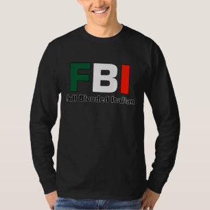 För långärmadsvart T för FBI fullt ge första Tröja