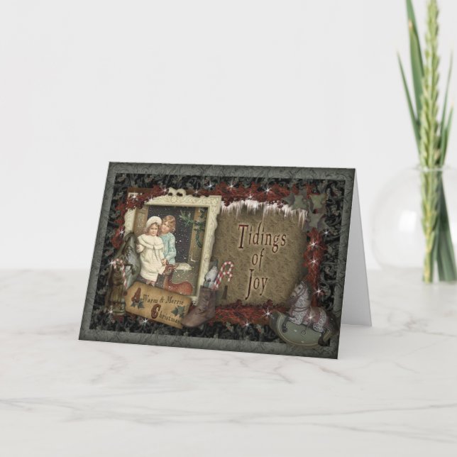 För länge sedan, julkort i Önskemål Helgkort (Framsida)