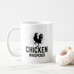 För lantgårdhöna för feg Whisperer roligt lant Kaffemugg