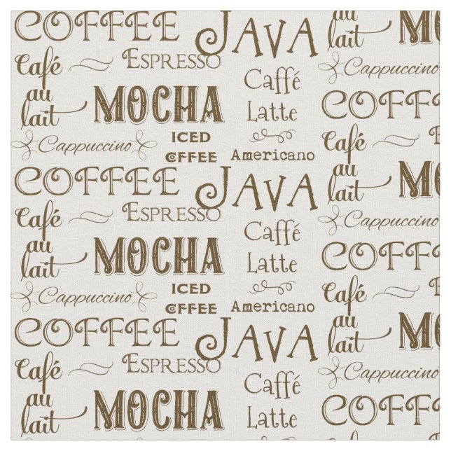 För Latte för Cafe för kaffemockaespresso namn Tyg (Närbild)