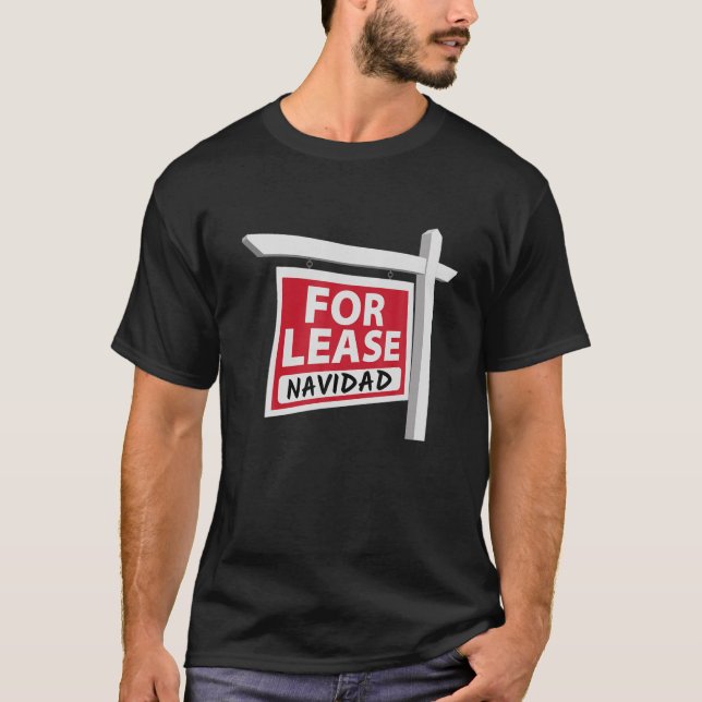 För Lease Navidad Funny jul Helgdag Humor T Shirt (Framsida)