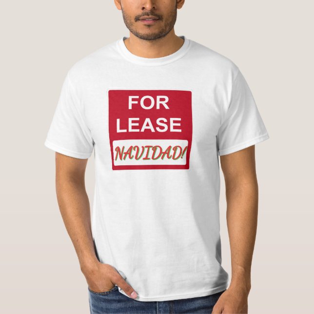 For Lease Navidad T-Shirt (Framsida)