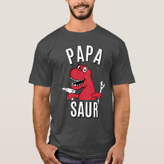 FÖR LEENDEDINOSAUR FÖR PAPPA SAUR FARS DAG T SHIRT