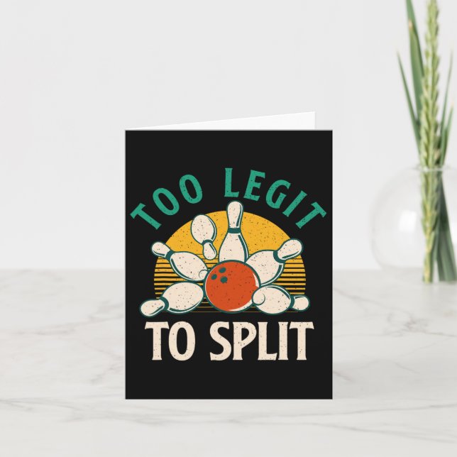 För legalt att dela - Skalbar Bowlareare Kort (Framsida)