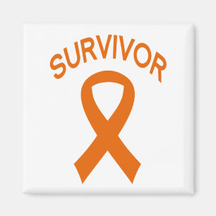 För Leukemiacancer för överlevande orange magne Magnet