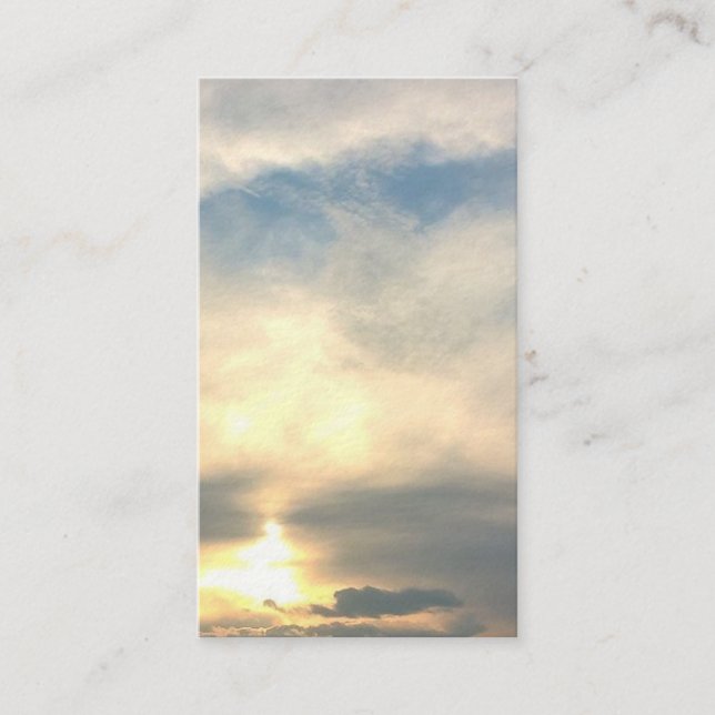 För Lightworker för himmel mystiska visitkortar Visitkort (Framsida)