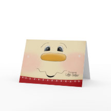 För lillsister jul Lycklig Snögubbe Ansikte