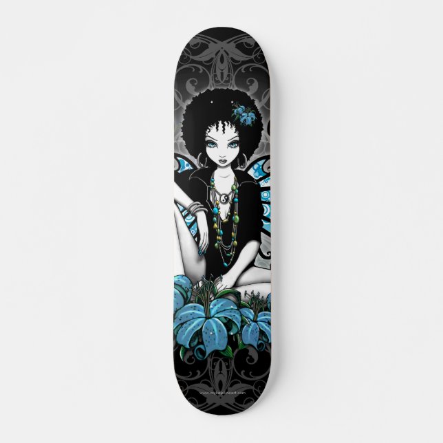 För Lilly Yin Yang "för china" Retro Skateboard (Framsida)