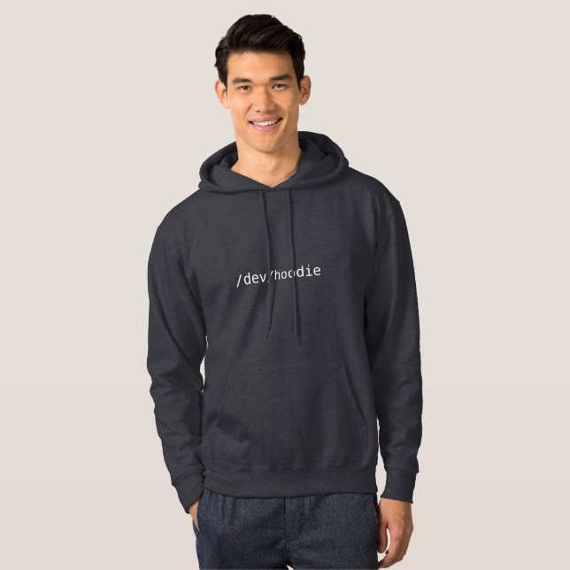 För Linuxgeeks: hoodieapparaten Sweatshirt (Hel framsida)