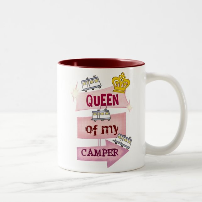 För livsstilkaffe för campare/RV mugg (Höger)