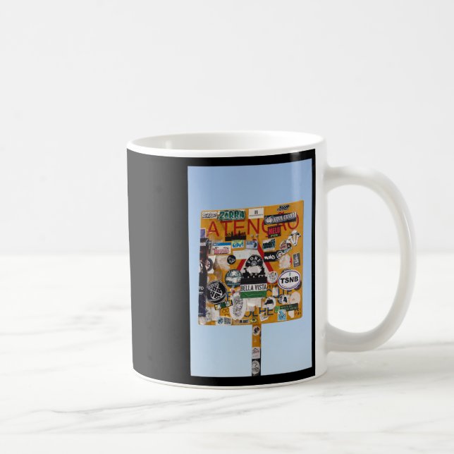 För Lodrät Fackmärke för uppmärksamhet Kaffemugg (Höger)