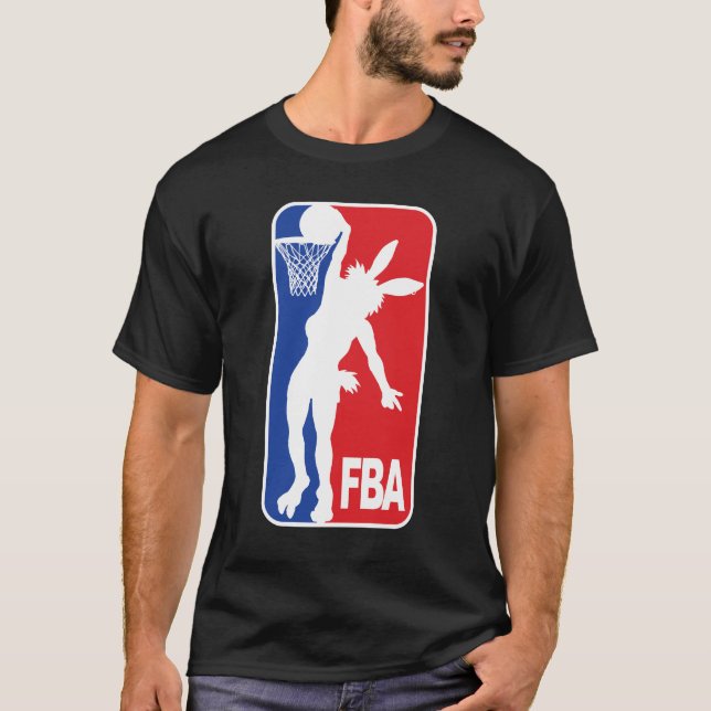 För logotypmörk för FBA officiell T-tröja T-shirt (Framsida)