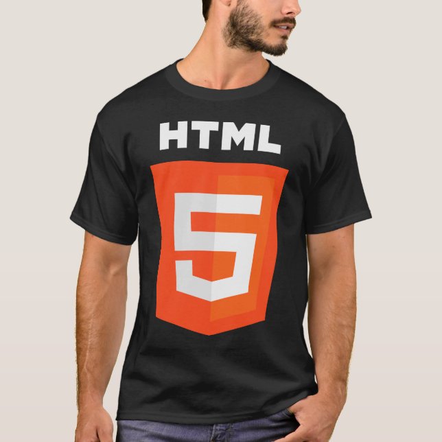 För logotypofficiell för HTML 5 W3 W3C Tröja (Framsida)