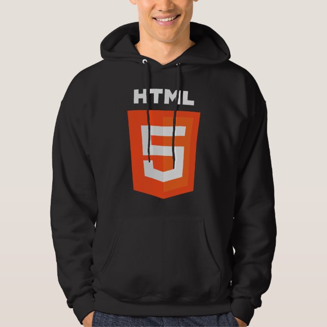 För logotypofficiell för HTML 5 W3 W3C Tröja Med Luva (Framsida)