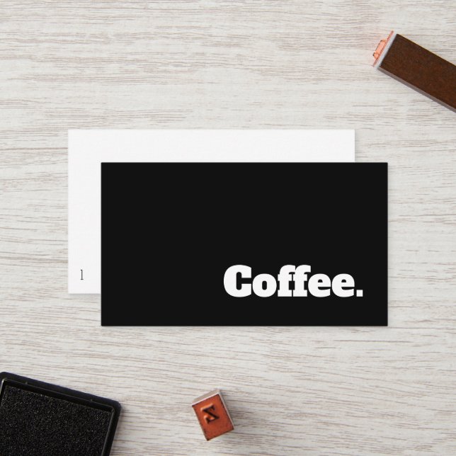 För lojalitetSlab för enkelt ord mörkt Lojalitetskort (Fram/Back In Situ)