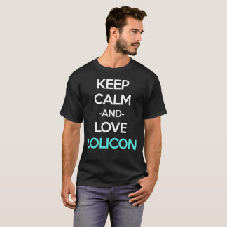 För Lolicon för behållalugnkärlek skjorta Anime T-shirt