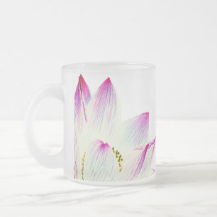 För lotusblommaReiki för *~* ljus fylld massage Frostad Glasmugg