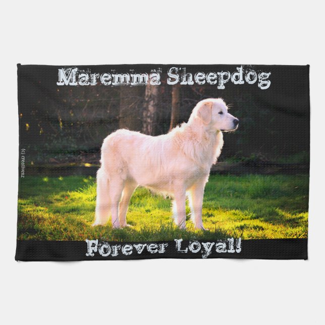 För Loyal Maremma Kökshandduk (Horisontell)