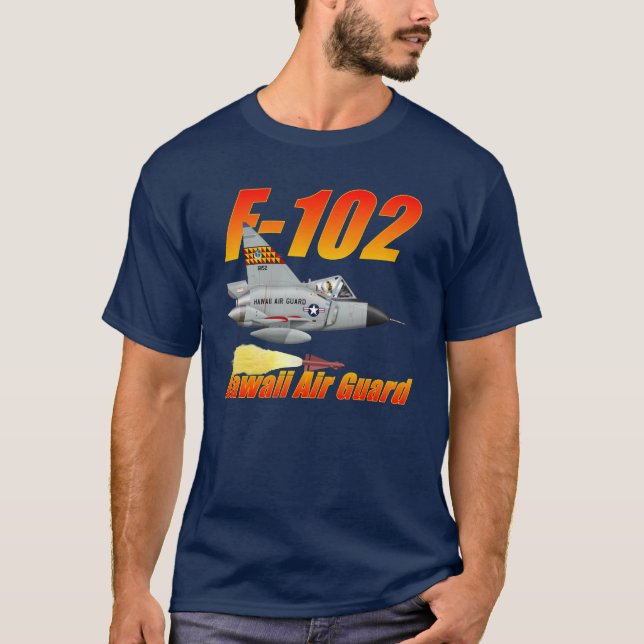 För luftvakt för F102 Hawaii utslagsplats Tee (Framsida)