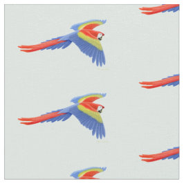 För Macawpapegoja för flyg scharlakansrött tyg