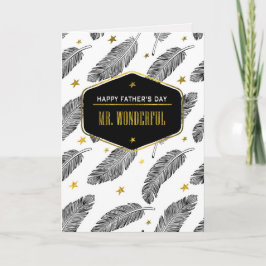 För Make på Fars dag-Anpassade-kort Kort