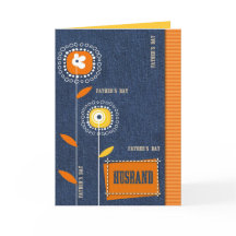 För Make på Fars dag. Denim Mönster