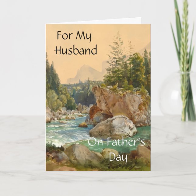 För Make vid Fars dag Kort (Framsida)