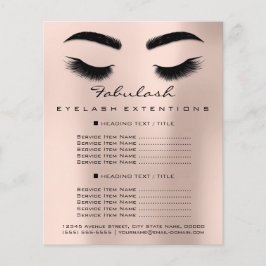 för makeup Artist Beauty Salon Flyer SPA