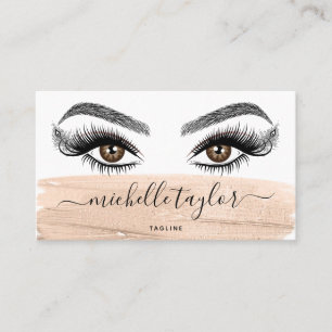 för Makeup-artist Beauty Salon Lash Extension Visitkort