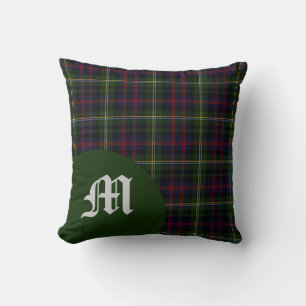 För Malcolm för klassiker skotsk Monogram för Kudde