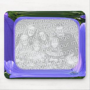 För mall~ för blått abstrakt mousepad musmatta
