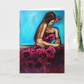 För målninghälsning "för perfekt dag" kort