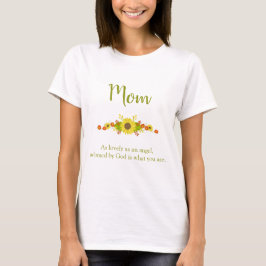 För mamma blommigt t shirt