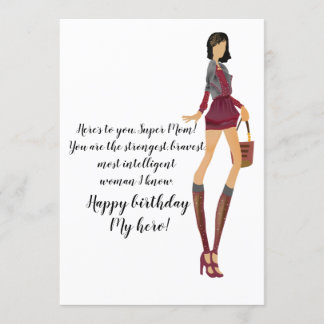 För mamma födelsedag inbjudningar