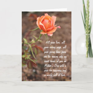 För mamma Lycklig Mors dag Kort