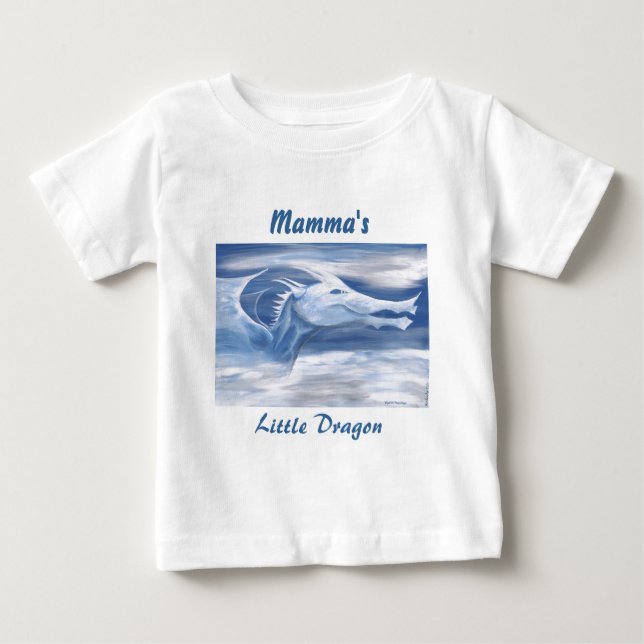För Mammas drake lite T Shirt (Framsida)
