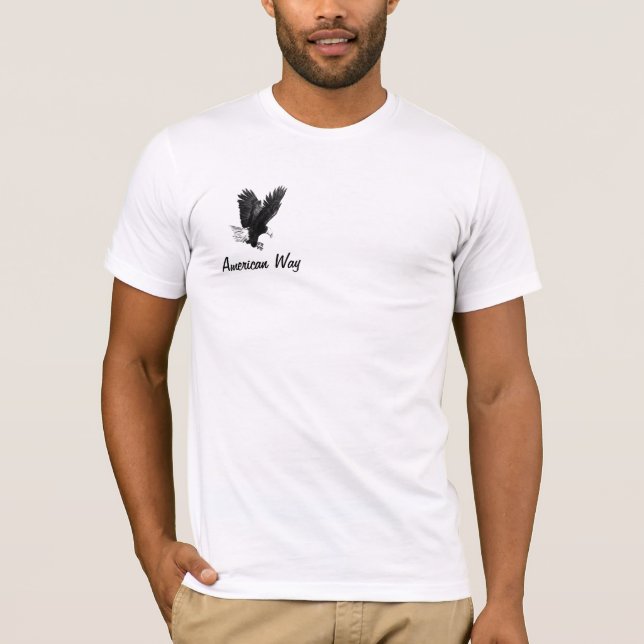 För manar amerikanörnt-skjorta t-shirt (Framsida)