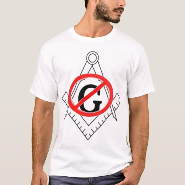För manar ANTI--ILLUMINATIT-tröja Tee Shirt (Framsida)