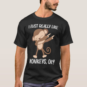 För manar apa Kvinnor i åldern Zoo Vild Djuren 1 T Shirt