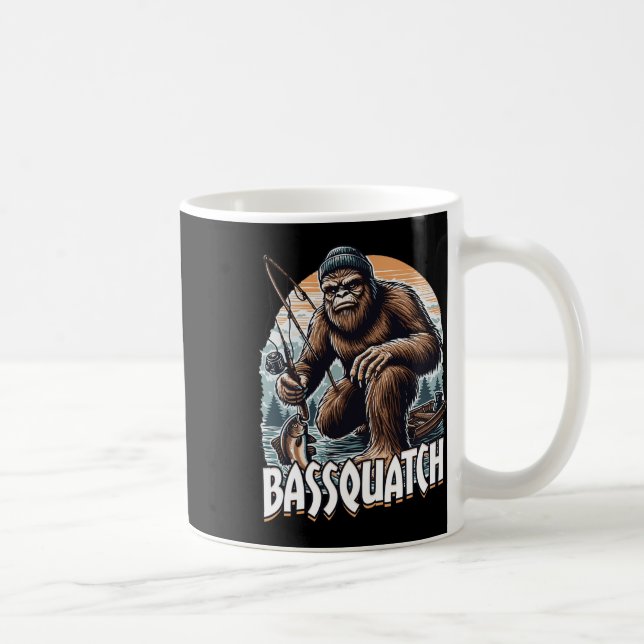 För manar Bigfoots-stipendier för fiske Kaffemugg (Höger)