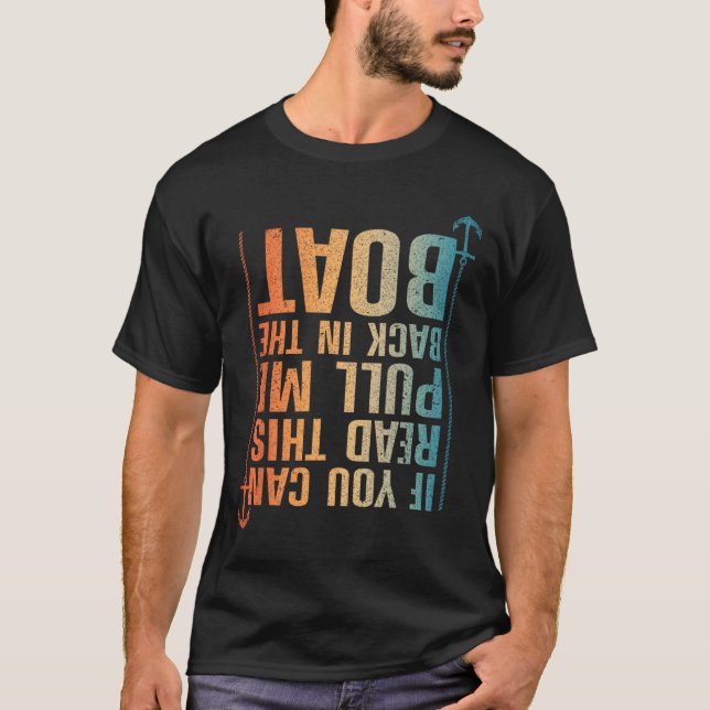 För manar Boot Boot-design för sjömän T Shirt (Framsida)