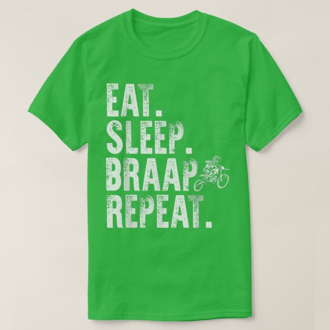 För manar Boys Kids Motorcykel Ri T Shirt (Design framsida)