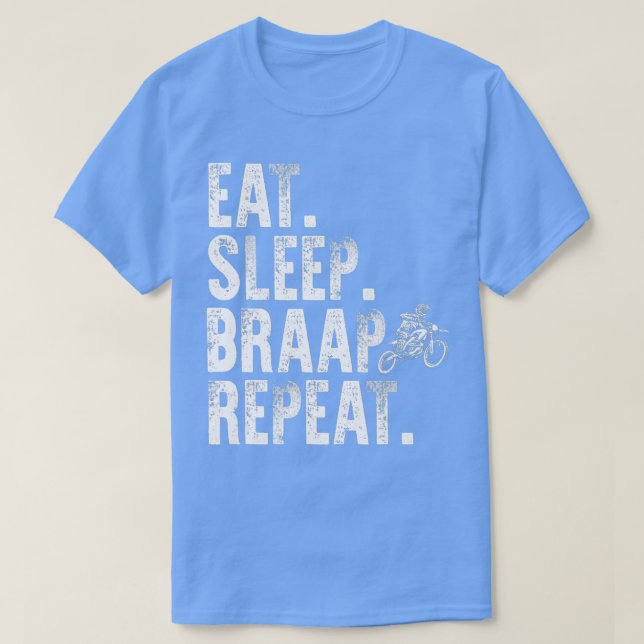 För manar Boys Kids Motorcykel Ri T Shirt (Design framsida)