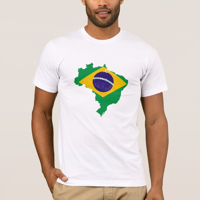 För manar Brasil Tee Shirt (Framsida)