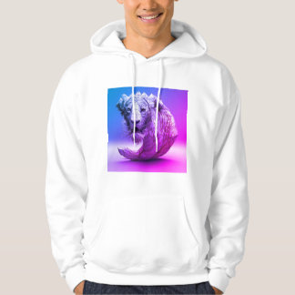 För manar Capuchon Wirth-lejon design Hoodie